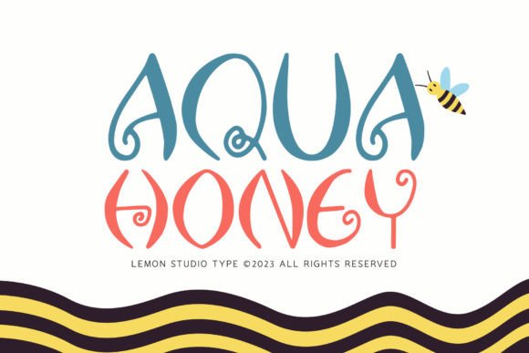 Aqua Honey: The Cute Display Font for Scroll-Stopping Campaigns
