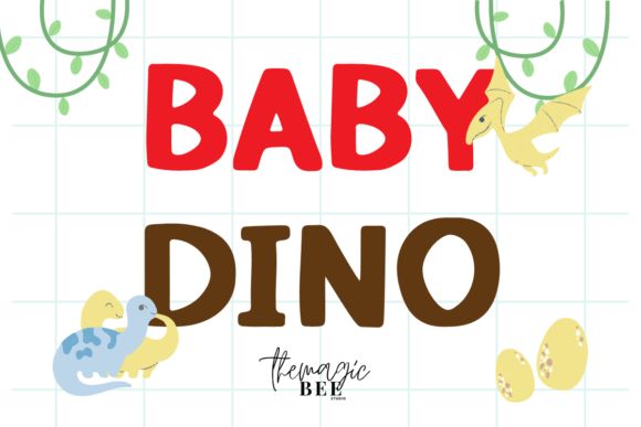 Baby Dino: The Perfect Display Font for Playful Branding