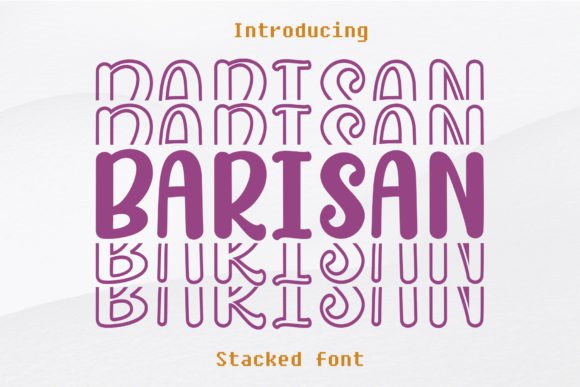 Barisan: The Fun Display Font for Bold Business Branding