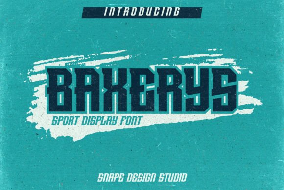 Baxerys: The Bold Sport Font for High-Impact Campaigns