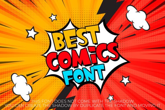 Best Comics: A Playful Display Font for Standout Branding
