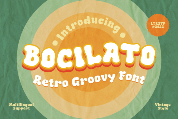 Bocilato: The Vintage Display Font for Memorable Branding