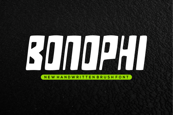 Bonophi: A Bold Display Typeface for Standout Branding
