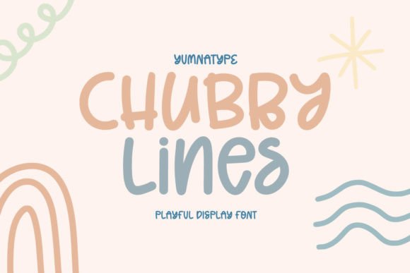 Chubby Lines: The Premium Display Typeface for Distinctive Editorial Design