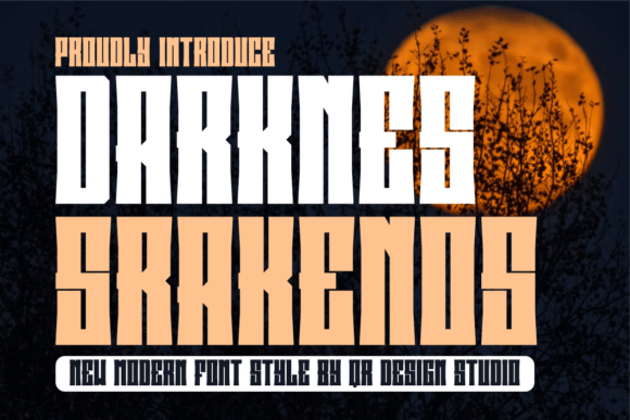 Darknes Srakenos: The Modern Display Font for Scroll-Stopping Campaigns