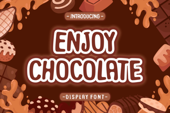 Enjoy Chocolate: A Modern Display Typeface for Digital Design