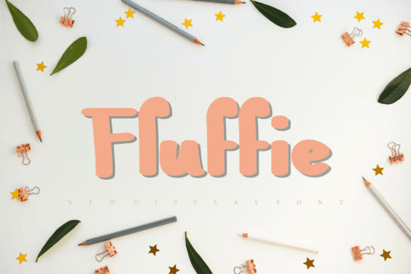 Fluffie: A Bold Display Font for Modern Branding