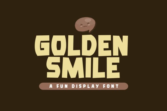 Golden Smile: The Perfect Display Font for Playful Editorial Design