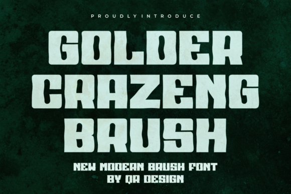 Golder Crazeng Brush: The Bold Typeface for High-Impact Campaigns