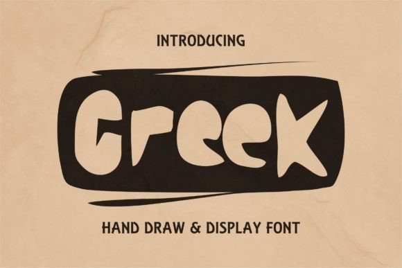 Greek: A Retro Display Font for Bold Web Design
