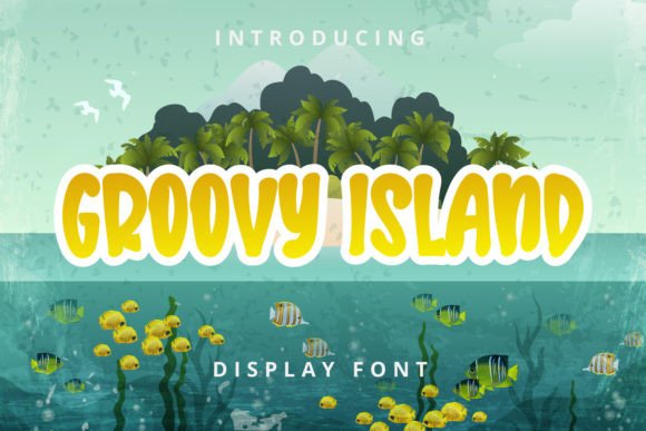 Groovy Island: A Playful Display Font for Modern Editorial Design