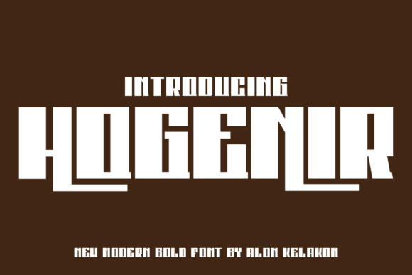 Hogenir: The Bold Display Typeface for Modern Editorial Design