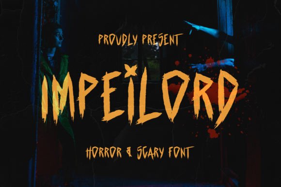 Impeilord: A Scary Display Font for Bold Branding