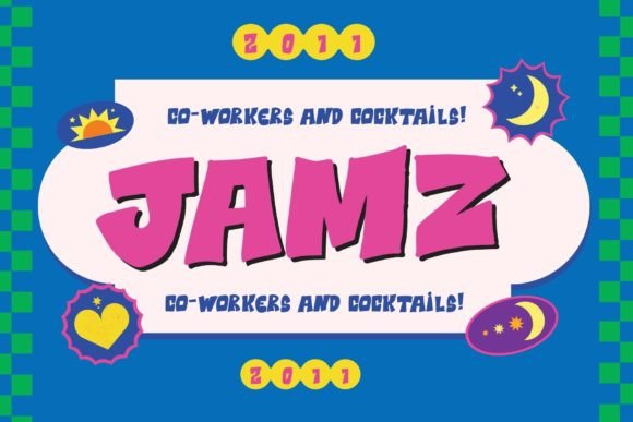 Jamz Hand Painted Typeface for Creative Makers
