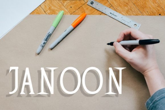 Janoon: The Display Font for Elegant Editorial Design