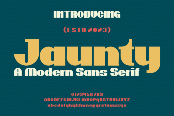 Jaunty: The Bold Display Font for Handmade Branding