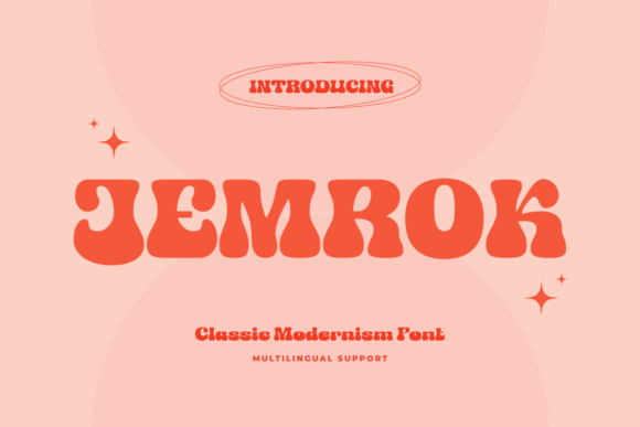 Jemrok: The Modernist Display Font for Scroll-Stopping Visuals