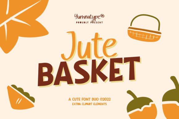 Jute Basket: A Sophisticated Display Font for Modern Branding