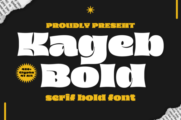 Kageb Bold: The Display Typeface for High-Impact Campaigns
