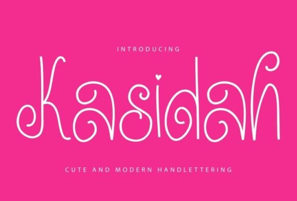 Kasidah: The Elegant Handwritten Display Font for Modern Brands