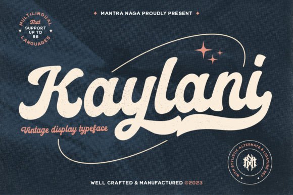 Kaylani: The Premium Display Font for Scroll-Stopping Visuals