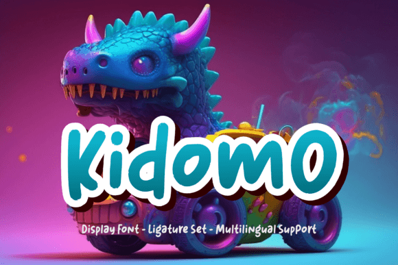 Kidomo: The Playful Display Font for Modern Kids' Web Projects