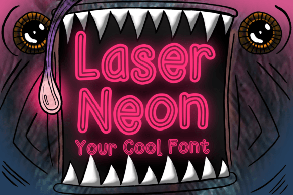 Laser Neon: The Perfect Display Font for Your Brand Identity