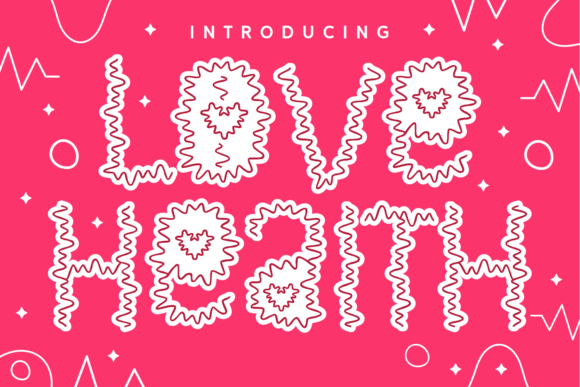 Love Health: A Quirky Display Font for Impactful Editorial Design