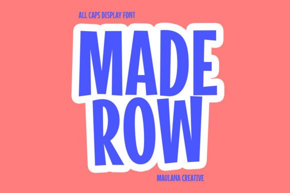 Maderow: The Bold Display Font for High-Impact Campaigns
