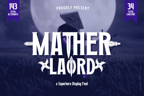 Mather Laord: A Dynamic Display Typeface for Modern Editorial Design