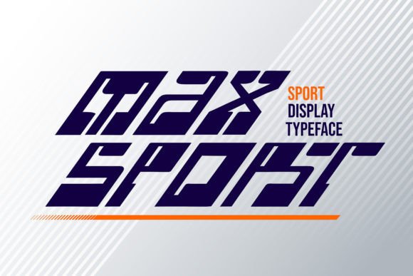 Max Sport Typeface for Bold Brand Identity