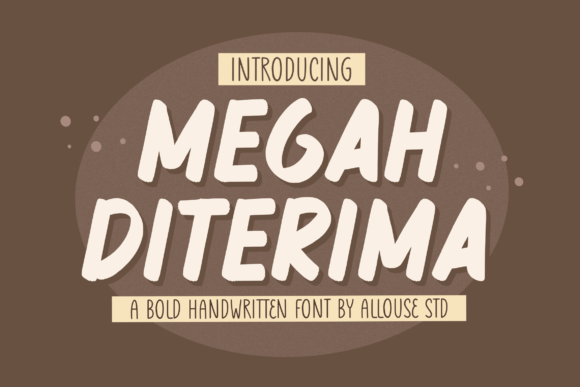 Megah Diterima: A Quirky Display Font for Standout Branding