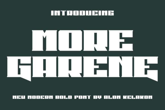 More Garene: The Perfect Display Font for Handmade Crafts