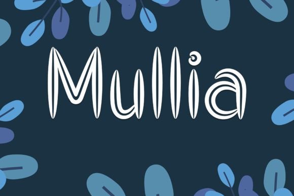 Mullia: A Friendly Display Font for Editorial Design