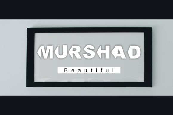 Murshad Display Font for Modern Web Design and Branding
