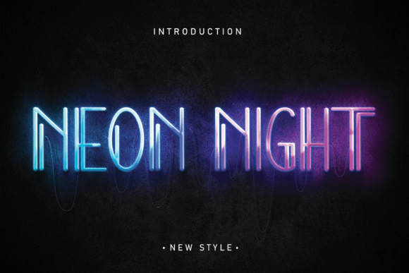 Neon Night: The Premium Display Typeface for Modern Editorial Design