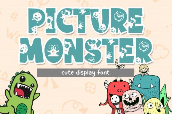Picture Monster: The Sweet Display Font for Joyful Branding