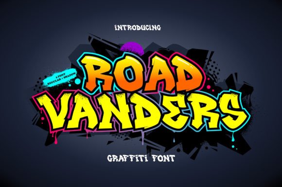 Road Vanders: An Edgy Display Typeface for Bold Editorial Design