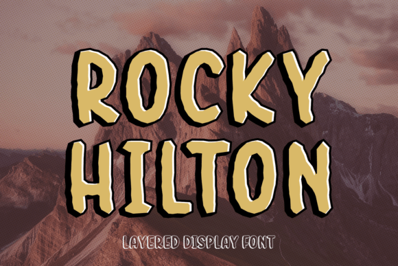 Rocky Hilton: A Bold Display Font for Modern Editorial Design
