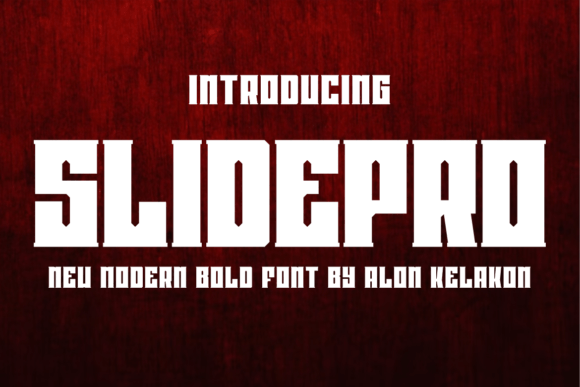 Slidepro: The Unique Display Font for Professional Branding