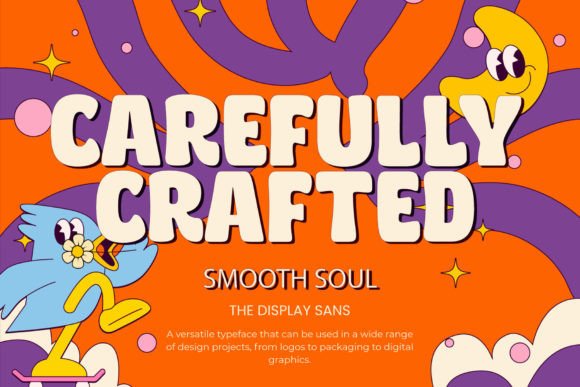 Smoothsoul: A Modern-Retro Display Font for Bold Branding