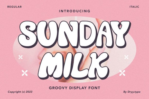 Sunday Milk: The Retro Display Font for Scroll-Stopping Campaigns