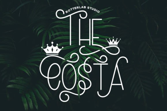 The Costa: A Modern Handwritten Display Font for Editorial Design