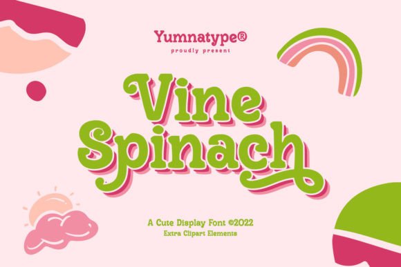 Vine Spinach: The Bold Display Typeface for Modern Web Design