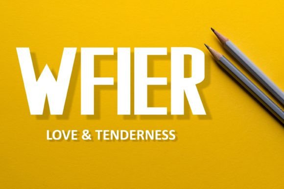 Wfier: The Fun Display Font for Creative Web Design