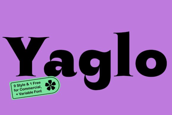 Yaglo: A Dynamic Display Font for Bold Branding Projects