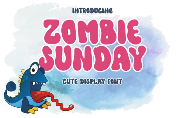 Zombie Sunday: A Joyful Display Font for Editorial Design